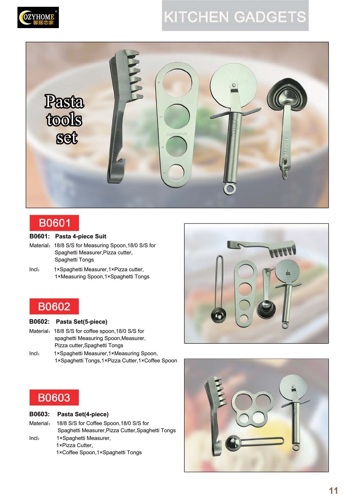 Kitchen Tools & Utensils Page: YT11