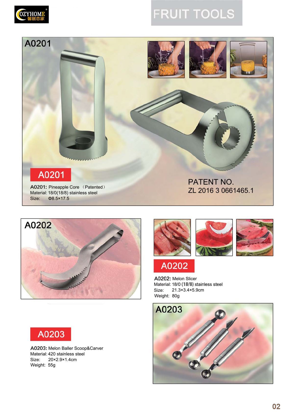 Kitchen Tools & Utensils Page: YT02