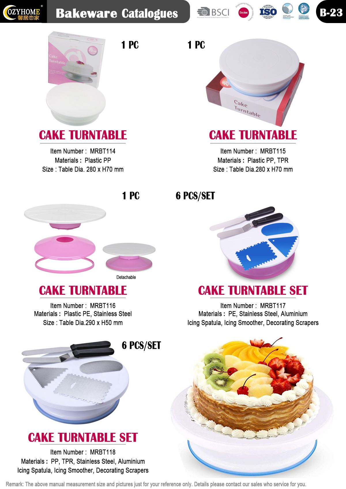 Bakeware Page: B23